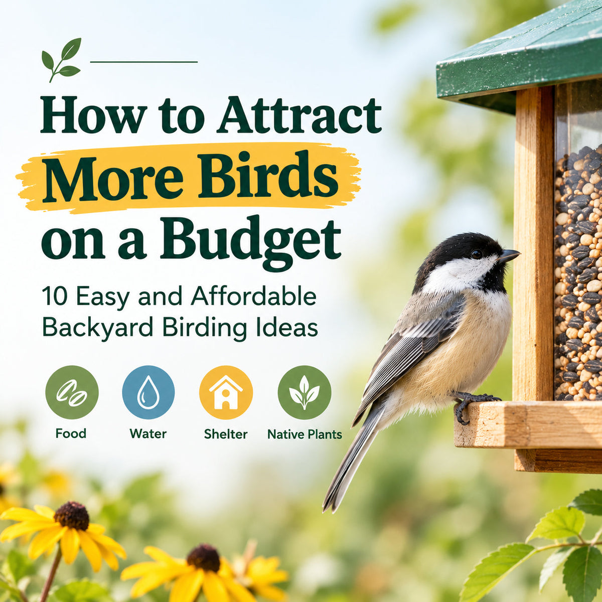 How to Attract More Birds on a Budget: 10 Easy and Affordable Backyard Birding Ideas