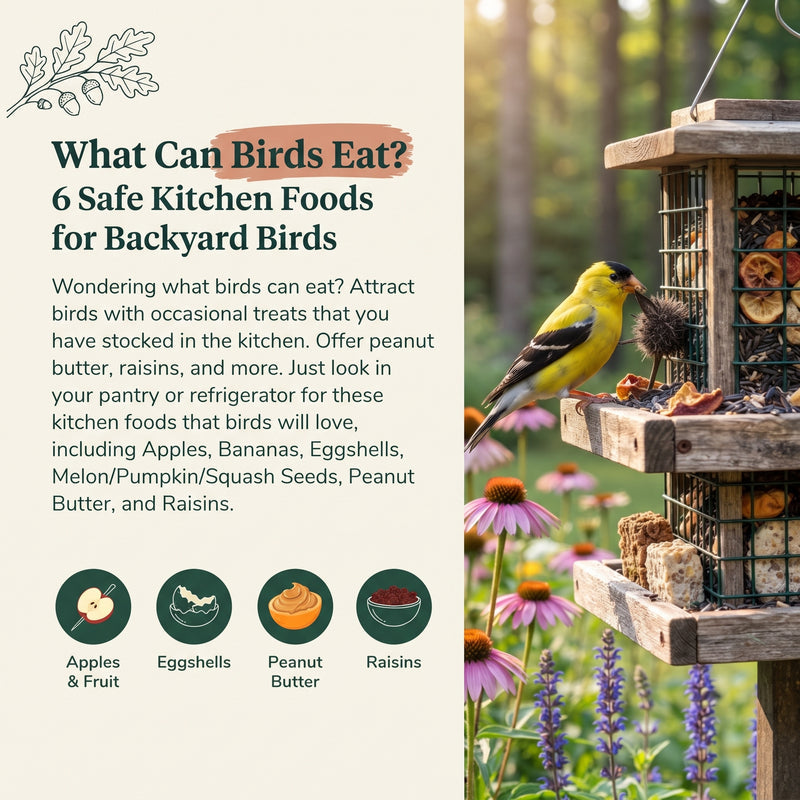 What Can Birds Eat? 6 Safe Kitchen Foods for Backyard Birds
